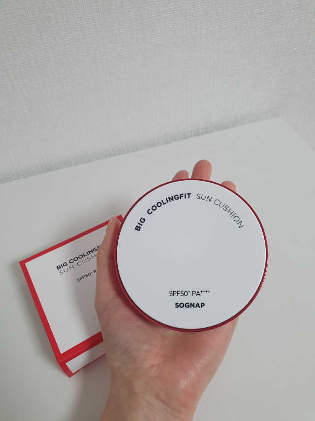 [소그냅] 빅 쿨링핏 썬쿠션 SPF 50+PA++++ 리뷰 사진