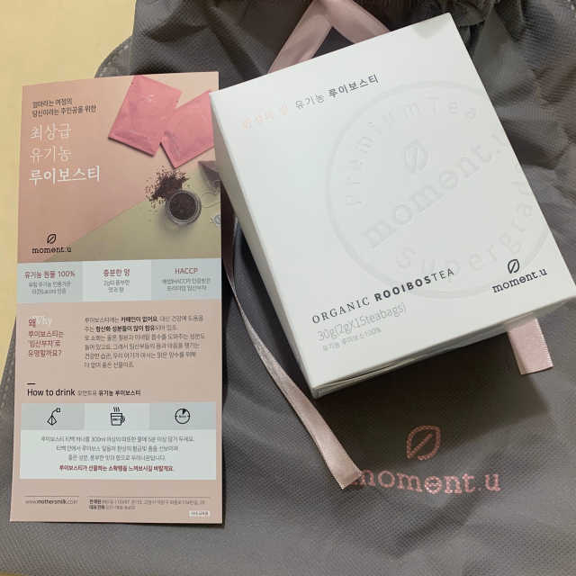 모먼트유 유기농 루이보스티 리뷰 사진