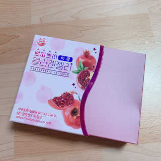 헬스업_쁘띠쁘띠석류콜라겐젤리_20g x 14포 — 4.5점을 준 리뷰어가 2020년 8월 올린 사용 사진