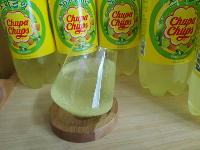 츄파춥스 스파클링 1.5L 레몬라임/사과  2종 6EA 리뷰 사진