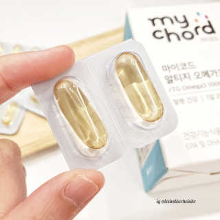 JW중외제약 마이코드 알티지 오메가3 1000 mg — 5점을 준 리뷰어가 2020년 10월 올린 사용 사진