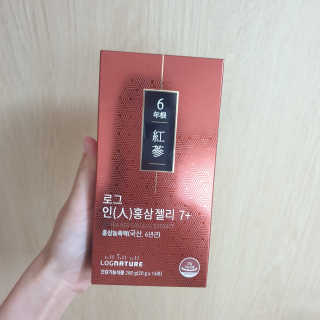 로그네이처 로그 인 홍삼젤리 7+ — 5점을 준 리뷰어가 2020년 7월 올린 사용 사진