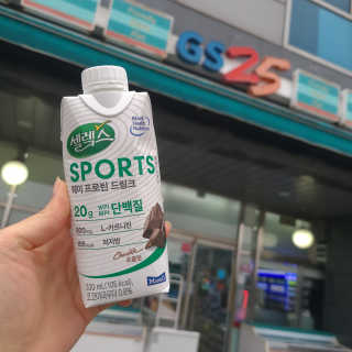 셀렉스스포츠 셀렉스 스포츠 드링크 초콜릿 _ 330ml x 12팩 — 5점을 준 리뷰어가 2020년 11월 올린 사용 사진