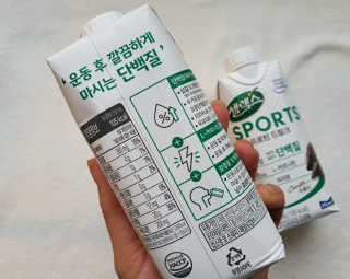 셀렉스스포츠 셀렉스 스포츠 드링크 초콜릿 _ 330ml x 12팩 — 5점을 준 리뷰어가 2020년 11월 올린 사용 사진
