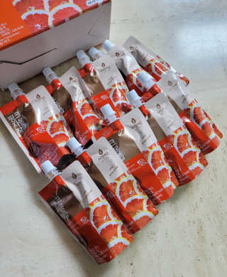 자연에온 핑크 자몽 착즙 100mL 10개입 2BOX — 4점을 준 리뷰어가 2020년 11월 올린 사용 사진