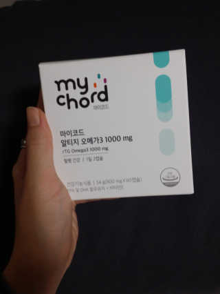JW중외제약 마이코드 알티지 오메가3 1000 mg — 5점을 준 리뷰어가 2020년 9월 올린 사용 사진