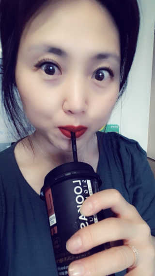 [루카스나인] 달지 않은 더블샷 라떼 _ 5개입 — 4.5점을 준 리뷰어가 2020년 5월 올린 사용 사진
