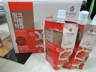 자연에온 핑크 자몽 착즙 100mL 10개입 2BOX — 5점을 준 리뷰어가 2020년 11월 올린 사용 사진