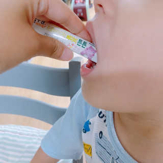 [풀무원베이비밀] 프로바이오락 베이비 튼튼 유산균 — 5점을 준 리뷰어가 2020년 7월 올린 사용 사진