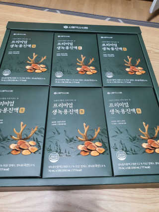 서울약사신협 약사신협_생녹용 진액_70ml x 30포 — 5점을 준 리뷰어가 2020년 10월 올린 사용 사진