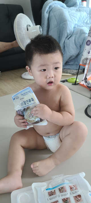 바다는다웰빙이다 완도사랑 전복죽 250g - 2팩 + 전복장조림 2팩 — 5점을 준 리뷰어가 2020년 9월 올린 사용 사진
