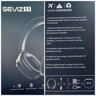 SEVIZ 블루투스 헤드폰 11 2color — 4.5점을 준 리뷰어가 2020년 8월 올린 사용 사진