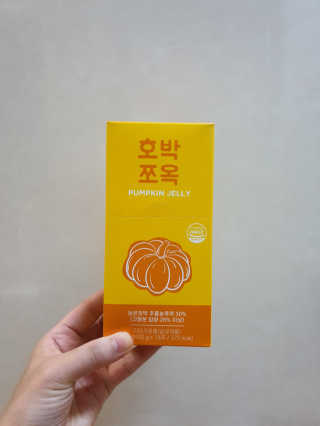 조은약초 국산 늙은 호박즙 호박쪼옥 젤리 20g x 15포 — 4점을 준 리뷰어가 2020년 8월 올린 사용 사진