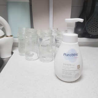Purebble [퓨어블] 베이비 젖병세정제 500ml — 5점을 준 리뷰어가 2020년 8월 올린 사용 사진