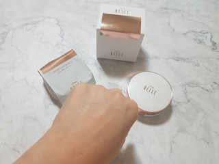 디어벨르 크림쿠션 DEAR BELLE CREAM COUSION — 5점을 준 리뷰어가 2020년 7월 올린 사용 사진