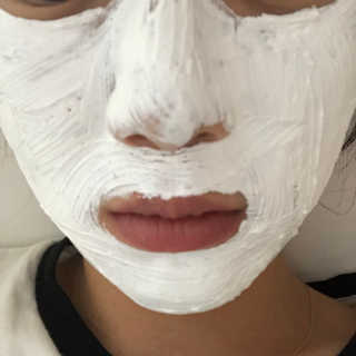 리더스코스메틱 리더스 밀크 스폰지 마스크 — 4.5점을 준 리뷰어가 2020년 9월 올린 사용 사진