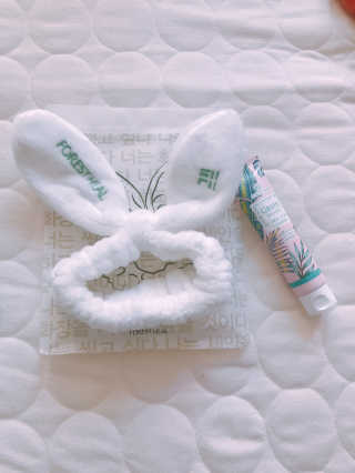 포레스트힐 SS 그린 밸런스 클렌져 100ml + 헤어밴드 — 5점을 준 리뷰어가 2020년 5월 올린 사용 사진