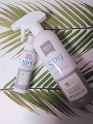 SP9 스프레이형 프리미엄 살균소독제 500ml+100ml — 5점을 준 리뷰어가 2020년 11월 올린 사용 사진