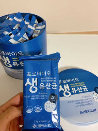 서울약사신협_프로바이오생유산균_2.5G x 100포 — 5점을 준 리뷰어가 2020년 9월 올린 사용 사진