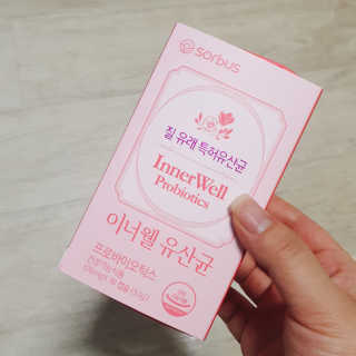 소버스 이너윌 유산균 — 5점을 준 리뷰어가 2020년 7월 올린 사용 사진