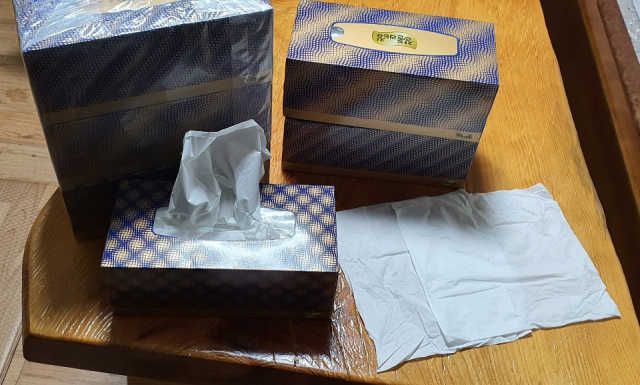 잘풀리는집 부드러운 모이스처 보습 미용 티슈 230매 리뷰 사진