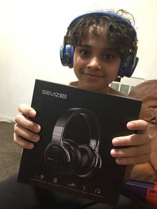 SEVIZ Bluetooth Headphones 10 3color — 5점을 준 리뷰어가 2020년 4월 올린 사용 사진
