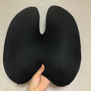 바네스데코 메모리폼 라텍스 등받이 날개쿠션 — 5점을 준 리뷰어가 2020년 4월 올린 사용 사진