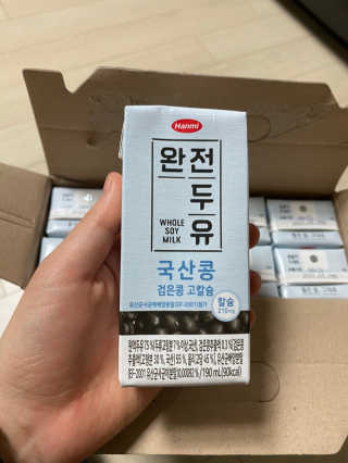 세상간단 완전푸드 [완전두유] 5종 — 5점을 준 리뷰어가 2020년 4월 올린 사용 사진