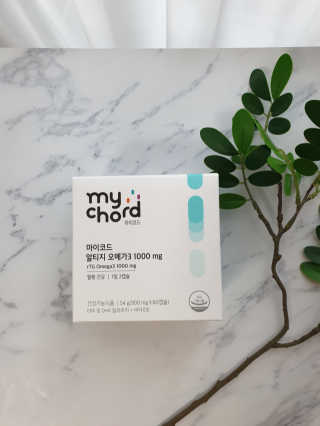 JW중외제약 마이코드 알티지 오메가3 1000 mg — 5점을 준 리뷰어가 2020년 8월 올린 사용 사진