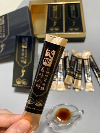 헬스업_천명진프리미엄홍삼스틱_10ml x 30포 — 5점을 준 리뷰어가 2020년 7월 올린 사용 사진