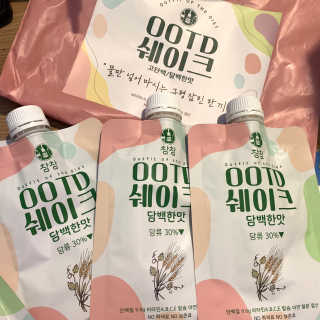 [꾸콤] 참참 OOTD쉐이크 담백한 일주일세트 50g x 5 — 5점을 준 리뷰어가 2020년 9월 올린 사용 사진