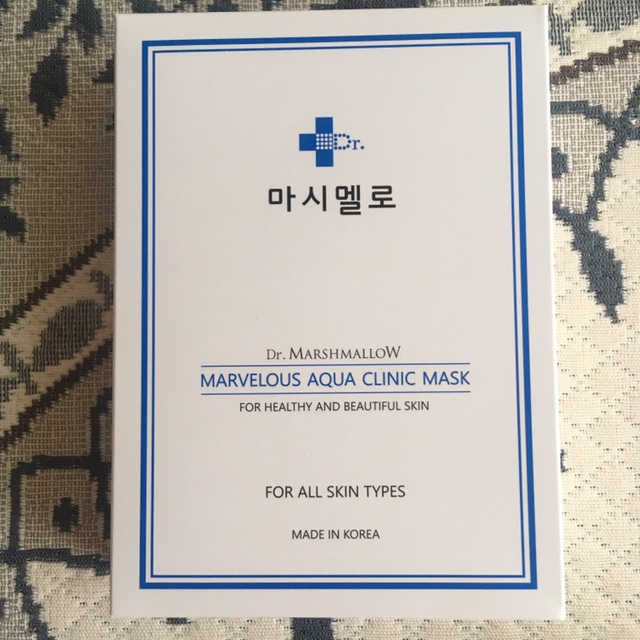 닥터마스멜로 마블러스 아쿠아 클리닉 마스크 리뷰 사진