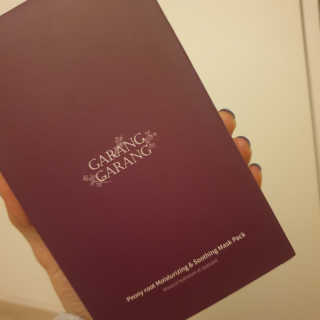 GARANG GARANG 피오니 룻 모이스처라이징 앤 수딩 마스크팩 — 5점을 준 리뷰어가 2020년 4월 올린 사용 사진