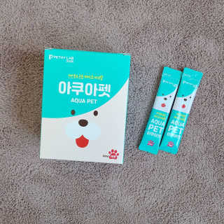 펫시랩 반려견용 액상 프리바이오틱스 아쿠아펫 — 4.5점을 준 리뷰어가 2020년 11월 올린 사용 사진