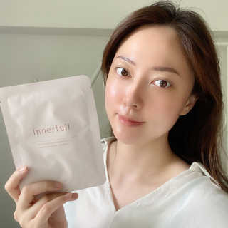 이너풀 하이 모이스처라이징 바이오셀룰로오스 마스크 — 5점을 준 리뷰어가 2020년 7월 올린 사용 사진