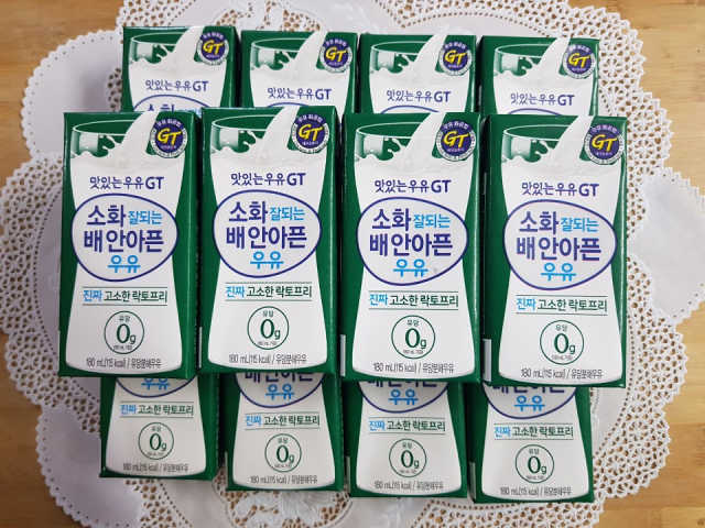 소화잘되는 배안아픈 우유 멸균 12EA 리뷰 사진