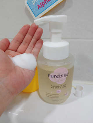 Purebble 당김없이 속촉촉_퓨어블 핸드워시 3종 [랜덤발송] — 5점을 준 리뷰어가 2020년 7월 올린 사용 사진