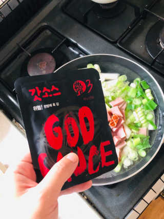 갓소스 만능양념소스 60gx4팩 1,2,3단계샘플러60gx3팩 — 4.5점을 준 리뷰어가 2020년 7월 올린 사용 사진