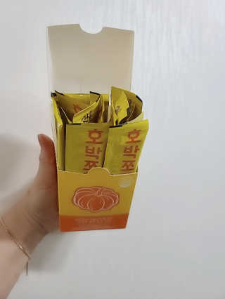 조은약초 국산 늙은 호박즙 호박쪼옥 젤리 20g x 15포 — 5점을 준 리뷰어가 2020년 8월 올린 사용 사진