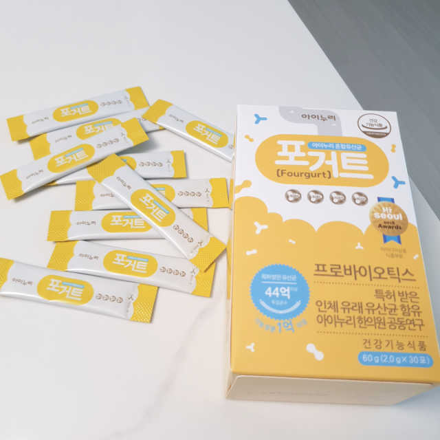 아이누리 혼합유산균 포거트 30포 리뷰 사진