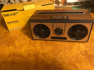 SEVIZ RETRO20W 레트로 블루투스 스피커 — 5점을 준 리뷰어가 2020년 9월 올린 사용 사진