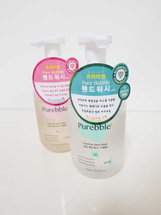 Purebble 당김없이 속촉촉_퓨어블 핸드워시 3종 [랜덤발송] — 5점을 준 리뷰어가 2020년 7월 올린 사용 사진