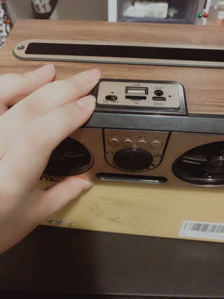 SEVIZ RETRO20W 레트로 블루투스 스피커 — 5점을 준 리뷰어가 2020년 8월 올린 사용 사진