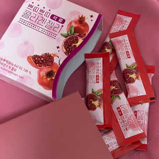 헬스업_쁘띠쁘띠석류콜라겐젤리_20g x 14포 — 5점을 준 리뷰어가 2020년 8월 올린 사용 사진