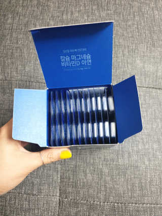 건강한약속 바른 바른 칼슘마그네슘비타민D아연 — 5점을 준 리뷰어가 2020년 5월 올린 사용 사진