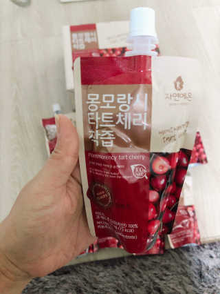 자연에온 몽모랑시 타트체리 착즙 100mL 10개입 2BOX — 4.5점을 준 리뷰어가 2020년 11월 올린 사용 사진