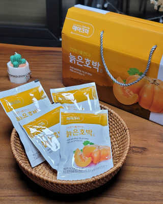 대상웰라이프 메이크미 늙은호박즙 — 5점을 준 리뷰어가 2020년 12월 올린 사용 사진