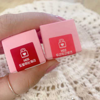 [블랙루즈] 컬러 락 하트 틴트 1+1 — 5점을 준 리뷰어가 2020년 7월 올린 사용 사진