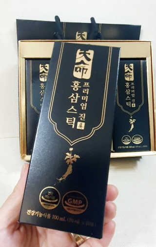 헬스업_천명진프리미엄홍삼스틱_10ml x 30포 — 5점을 준 리뷰어가 2020년 8월 올린 사용 사진