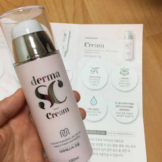 derma SC-Cream 더마에스씨 크림 100ml — 5점을 준 리뷰어가 2020년 4월 올린 사용 사진